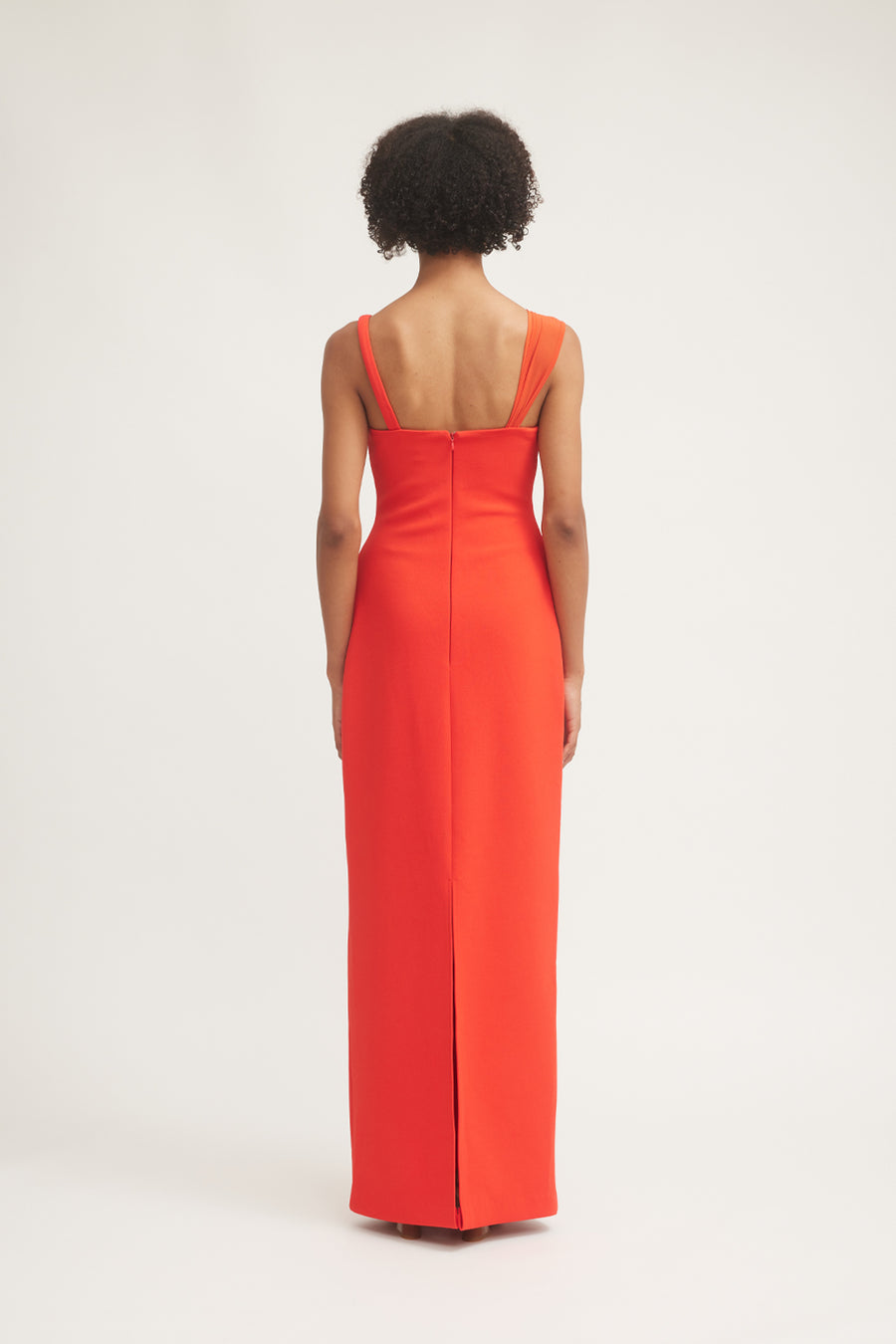 MADELEINE DRESS - FLAME RED