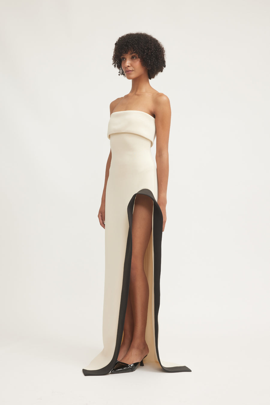 OCTAVIA DRESS - CHAMPAGNE BEIGE