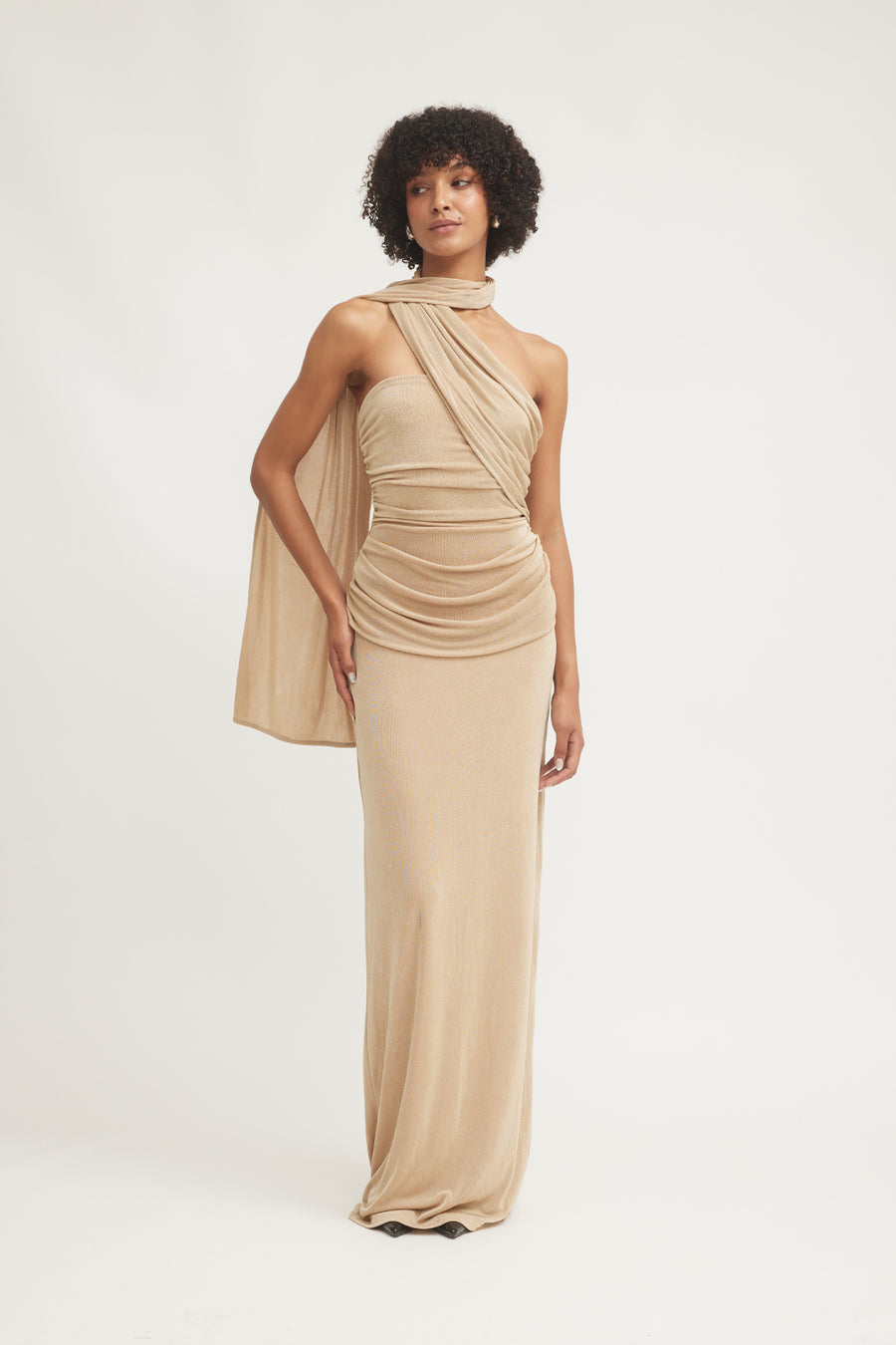 IESHA DRESS - CHAMPAGNE