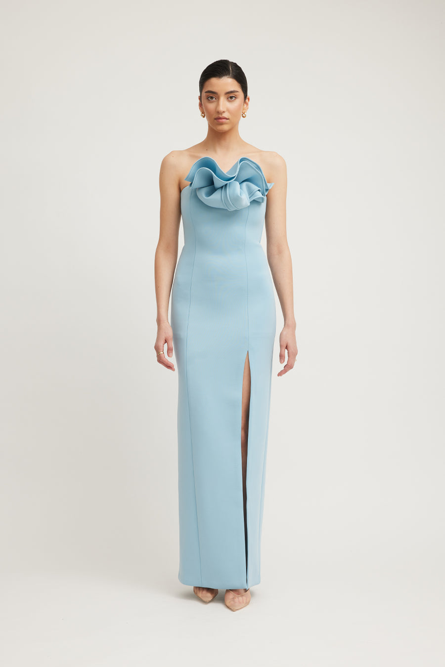 FLEUR DRESS - POWDER BLUE