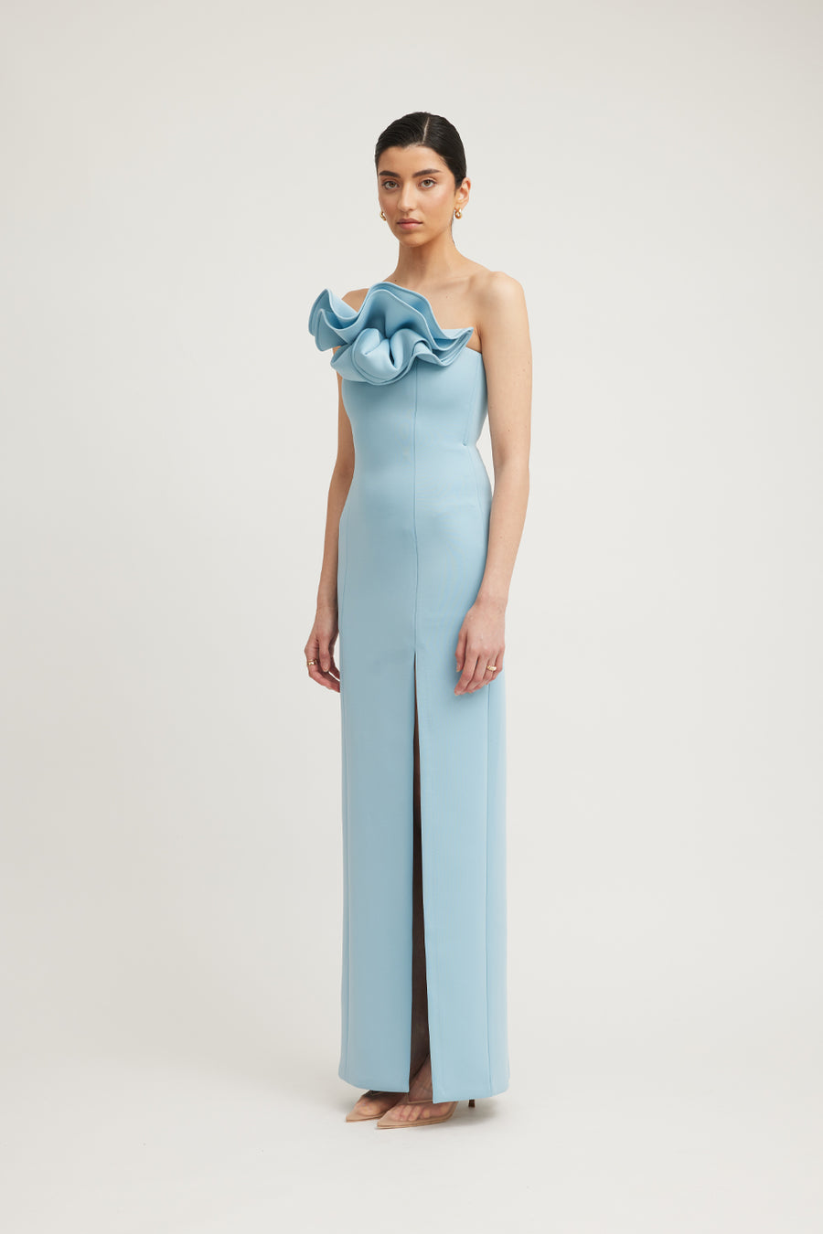 FLEUR DRESS - POWDER BLUE