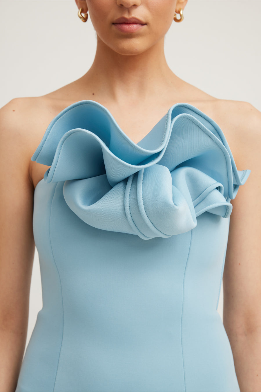 FLEUR DRESS - POWDER BLUE