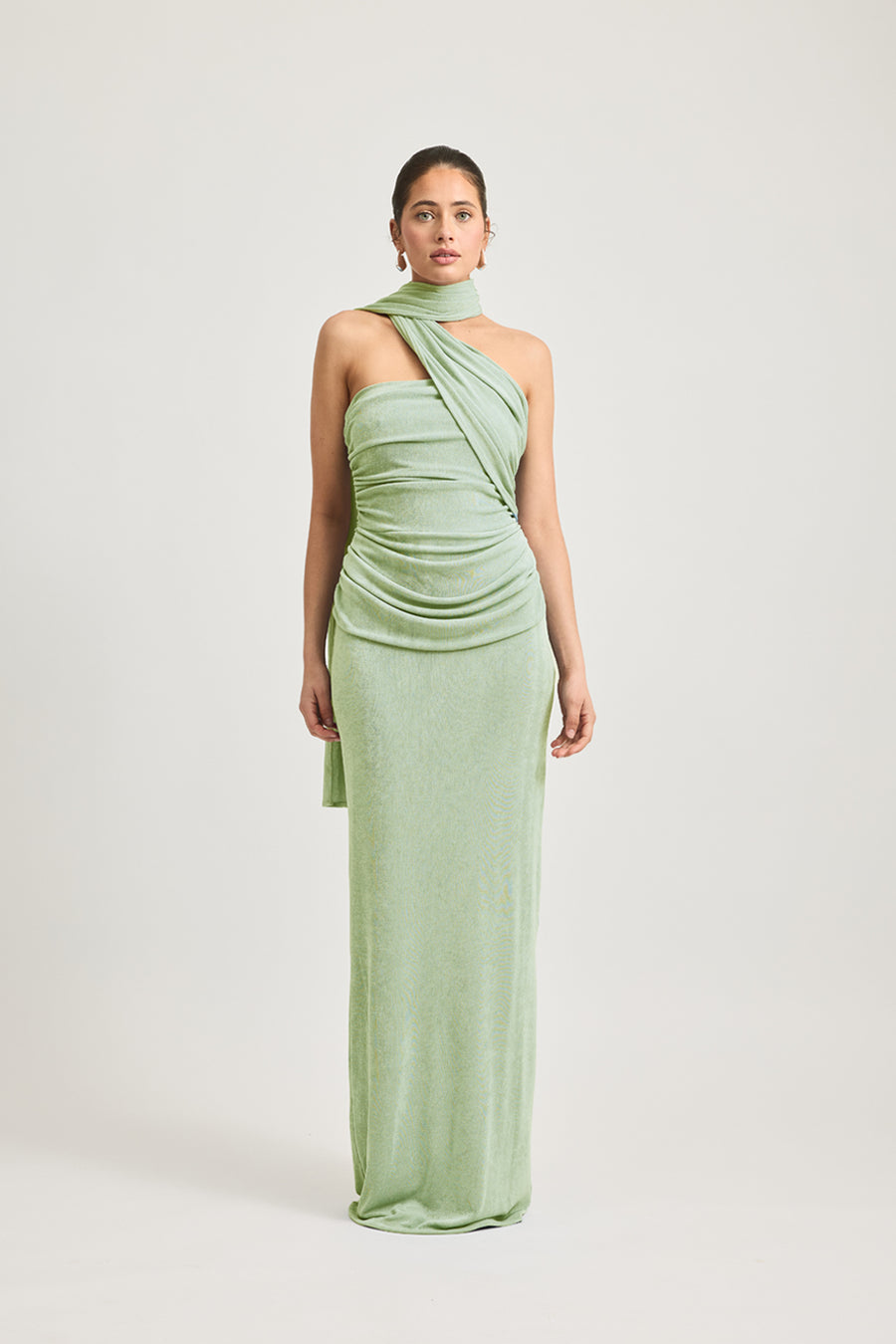 IESHA DRESS - MATCHA GREEN