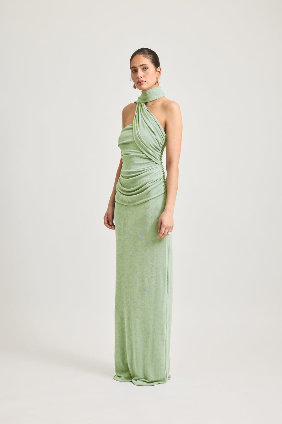 IESHA DRESS - MATCHA GREEN